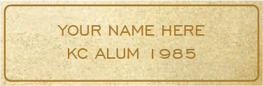 Brass Nameplate V2-05
